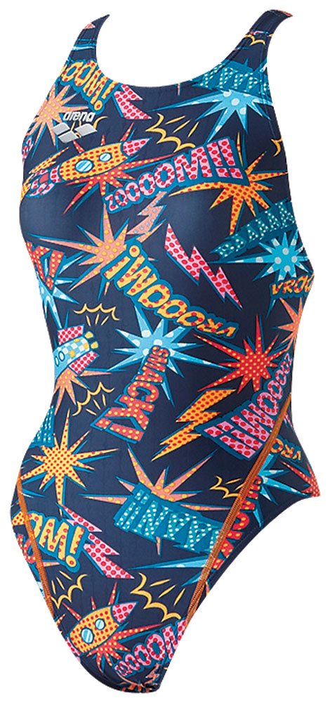 アリーナ 競泳水着 nux-F ハイカット ARN-6012W 女L 中古 最